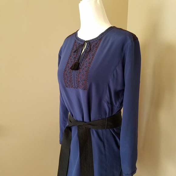 Madewell Silk Embroidered Prologue Dress Size XXS - Picture 4 of 8